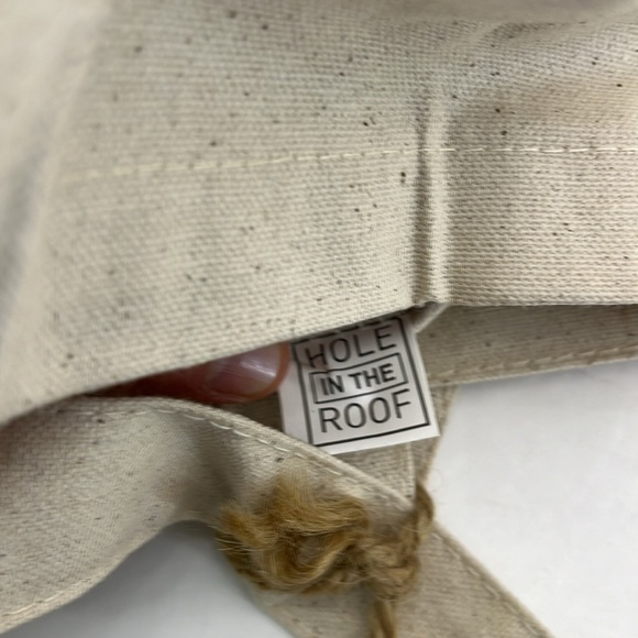 Magnolia Waco, TX Natural/ Ivory & Black Reusable Canvas Tote Market Bag - NWT - Picture 10 of 12